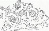 Coloring Pages Mud Trucks Truck Printable sketch template