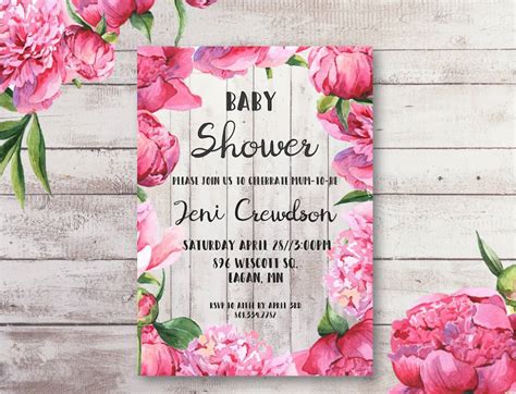 sets   baby shower invitations   print