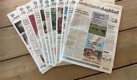 door gladheid ondervindt bezorging van krant problemen lees de krant digitaal nederlands dagblad