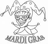 Mardi Gras Coloring Pages Happy Printable Kids sketch template