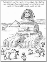 Sphinx Dover Sheets Doverpublications sketch template