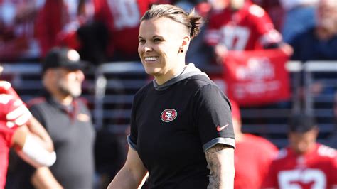 49ers katie sowers to be first female openly gay coach in super bowl
