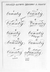 Calligraphy Copperplate Flourish Flourishes Flourishing Com1 Caligraphy sketch template