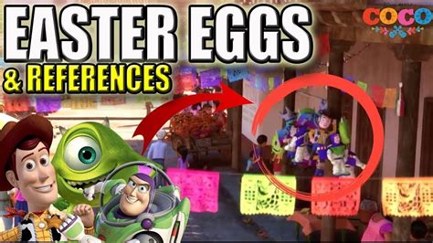 11 easter eggs from coco you missed pixar easter eggs youtube