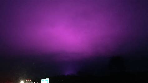 ask ellen what s that purple glow in the sky