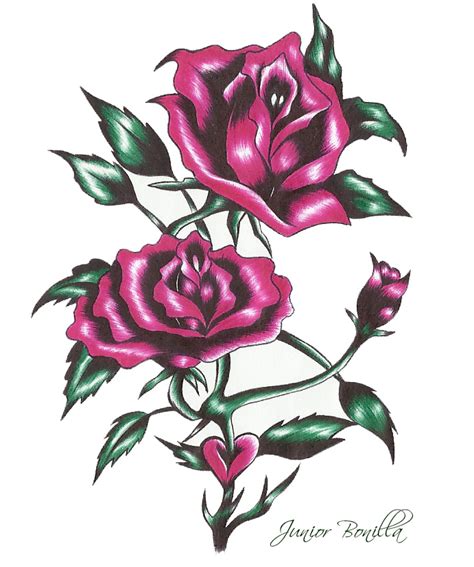 Imagenes De Rosas Chidas Para Dibujar Imagui