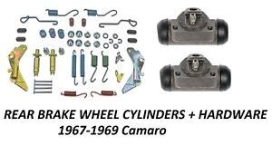 camaro rear brake drums wheel cylinder hardware set  drum brake kit   ebay