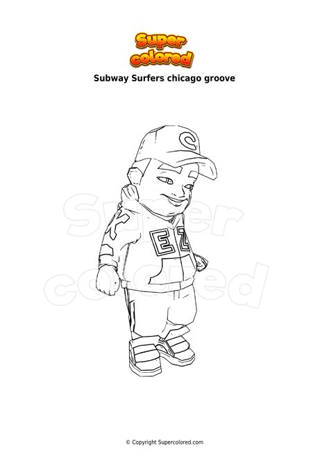coloriage subway surfers chicago groove