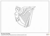 Coloring Flag Pages Harp Printable Irish Ireland Italy Green Cool Color Colorings Getdrawings Getcolorings sketch template