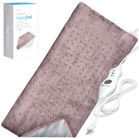 xl electric heating pad  auto shut   moist  dry heat therapy fast  pain