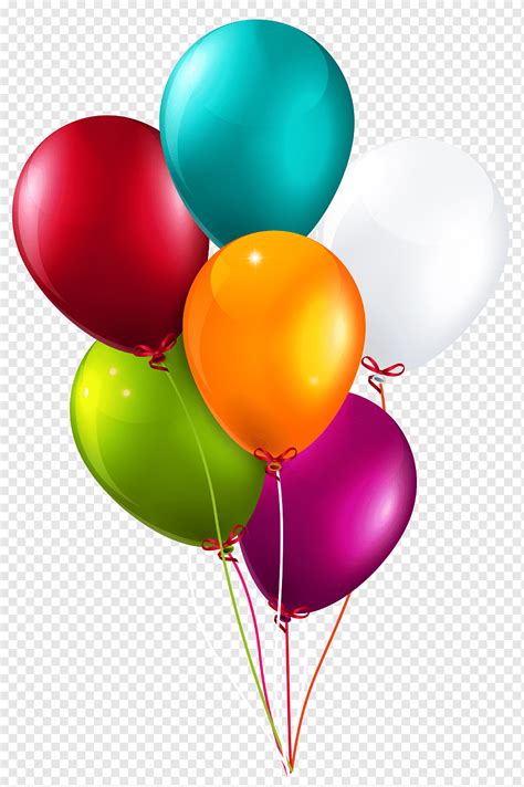 ballon bunte luftballons buendel gross sechs farbig sortiert ballons abbildung ballon ballons