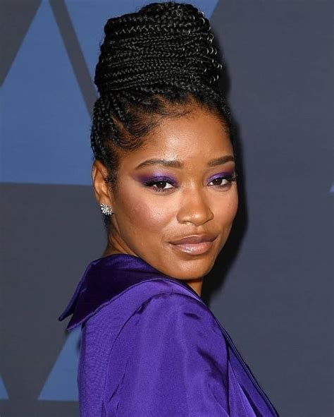 repost kekepalmer gorgeous in purple at the academy of