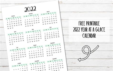 printable year   glance calendar   letter templates