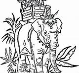 Pages Coloring Elephant India Mahal Taj Indian Ancient Hindu Printable Getcolorings Colouring sketch template