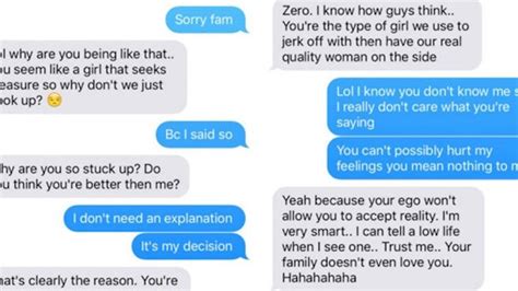 Woman Shares Vicious Texts She Got After Refusing To Have