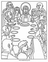 Communion Supper Worship Children Illustrated sketch template