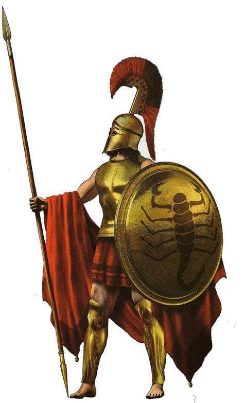 greek soldier   wear  battle mythology