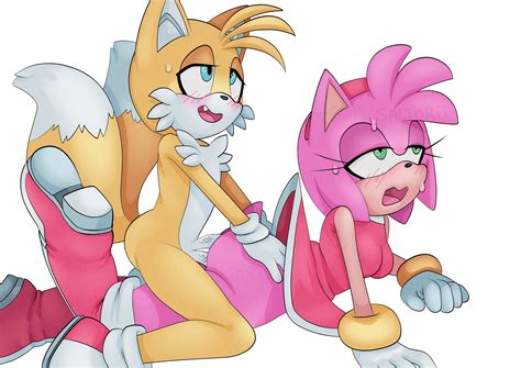 Rule 34 Amy Rose Anal Anal Sex Boots Clothed Sex Clothing Diphallia