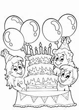 Kleurplaat Verjaardag Kleurplaten Oma Opa Kleuren Taarten Ballonnen Jarig Jarige Feestje Taart Feest Meisje Moeder Kaarsjes Beste Groot Jongen Bloemen sketch template