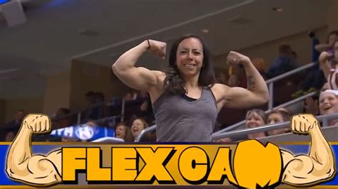 Video Watch As Buff Woman Shocks Crowd And Shows Off Bigger Muscles