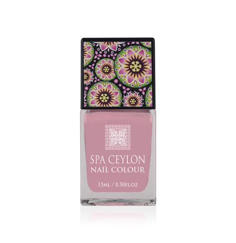 spa ceylon nail colour nelum pink shade    sri lanka price