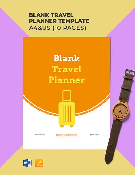 travel planner word templates  downloads templatenet