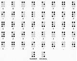 Braille Alfabet Nummers sketch template