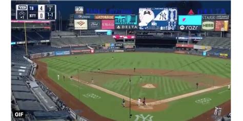 mlb game  drone incursion