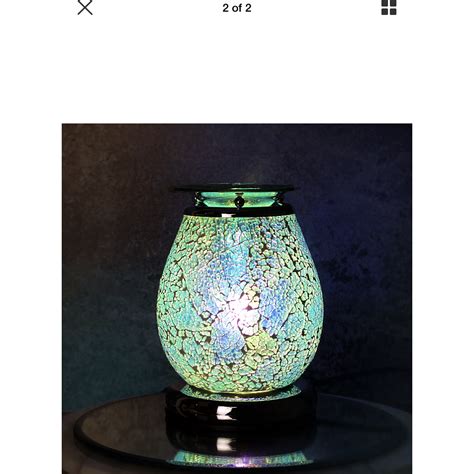mars mosaic electric touch lamp burner   melts