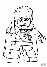 Coloring Potter Harry Lego Pages Wand Printable Drawing sketch template