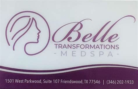 belle transformations medical spa  store gift card