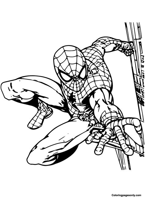 spidey coloring pages  printable coloring pages