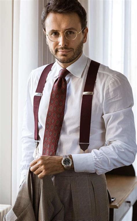 suspender outfits for men to try this season suit with suspenders
