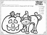 French Halloween Colour Letter Fall Sheets Gratuit Followers 7k sketch template