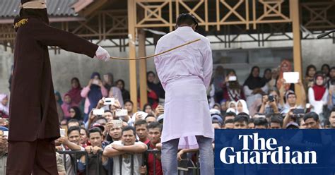 indonesian men caned for consensual gay sex in aceh world news the