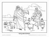 Abraham Coloring God Guided Genesis Printable Calls Activities Pages Bible Sarah Kids Sunday Children Abram Lot Activity His Promise School sketch template