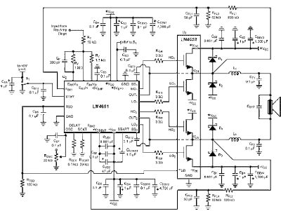 elektronika  audio power amplifier