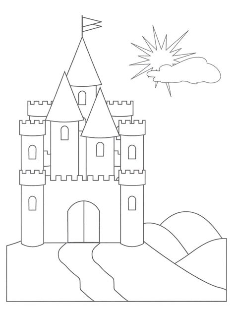 castle coloring pages castle coloring page coloring pages