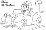 Coloring Noddy Pages Print Popular sketch template