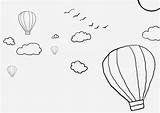 Mewarnai Gambar Udara Balon Sketsa sketch template