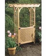 Pictures of Garden Arbors With Gates