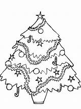 Christmas Coloring Pages Xmas Tree Clip Crayola Clipart Christian Bauble Trees Pug Children Print Pets Printable Decoration Kids Canes Candy sketch template