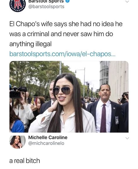 Dd Stool Spoils Barstoolsports El Chapos Wife Says She Had No Idea