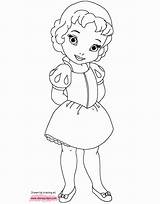 Coloring Baby Disney Pages Belle Princess Da Para Princesas Snow Colouring Colorir Little Inspirational Character Desenhos Twister Mister Club sketch template