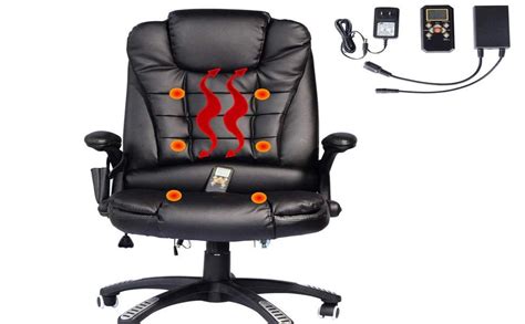 Heated Office Chair With Massage Carrol Hopson