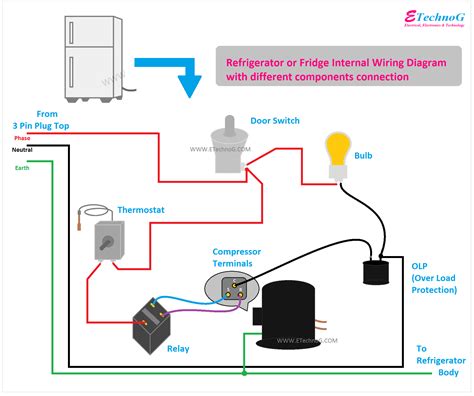 refrigerator circuit diagrams circuit diagram