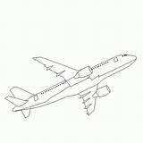 Airbus Coloring 550px 44kb sketch template