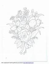 Coloring Pages Cool Bouquets Flower sketch template