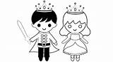 King Coloring Queen Pages Boy Girl Little Kids Drawing Cartoon Expressions Printable Getdrawings Praying Facial Drawings Getcolorings Color Paintingvalley sketch template