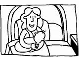 Mother Pregnancy Infant Babies Coloring Pages sketch template